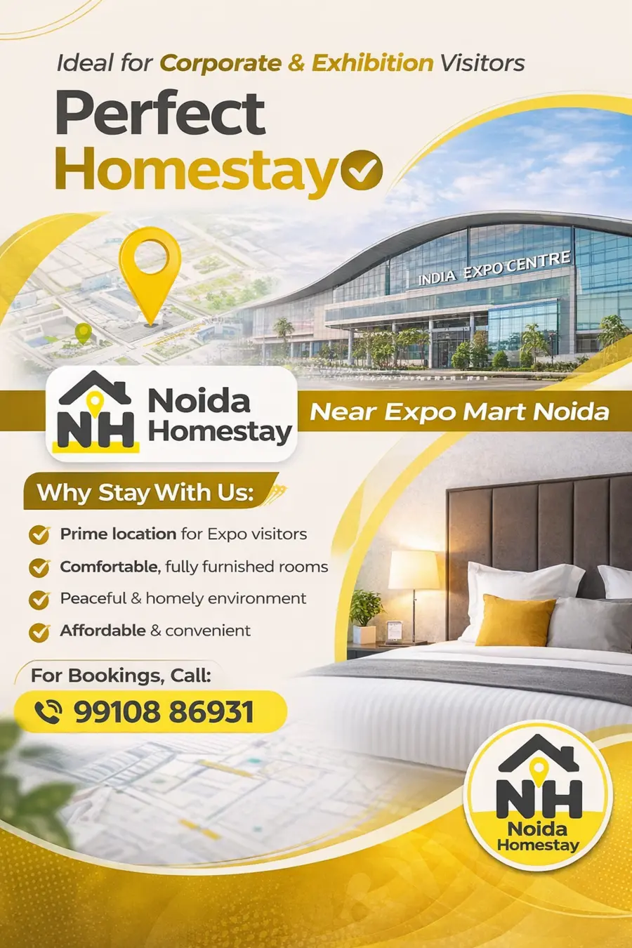 Corporate and exhibition visitor flyer